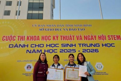 Đạt giải Nhì cuộc thi KHKT và Ngày hội Stem cấp tỉnh