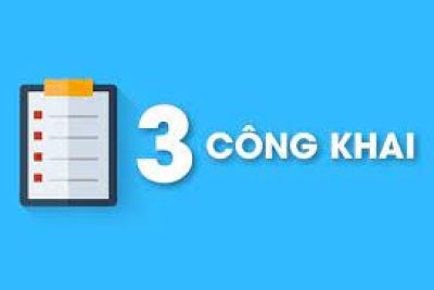 Báo cáo Công khai điều kiện đảm bảo chất lượng hoạt động giáo dục nhà trường