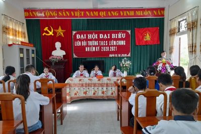 Liên Đội trường THCS Liêm Chung tổ chức Đại hội.