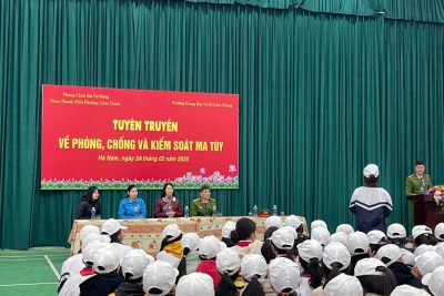 TUYÊN TRUYỀN VỀ ‘PHÒNG, CHỐNG VÀ KIỂM SOÁT MA TÚY’